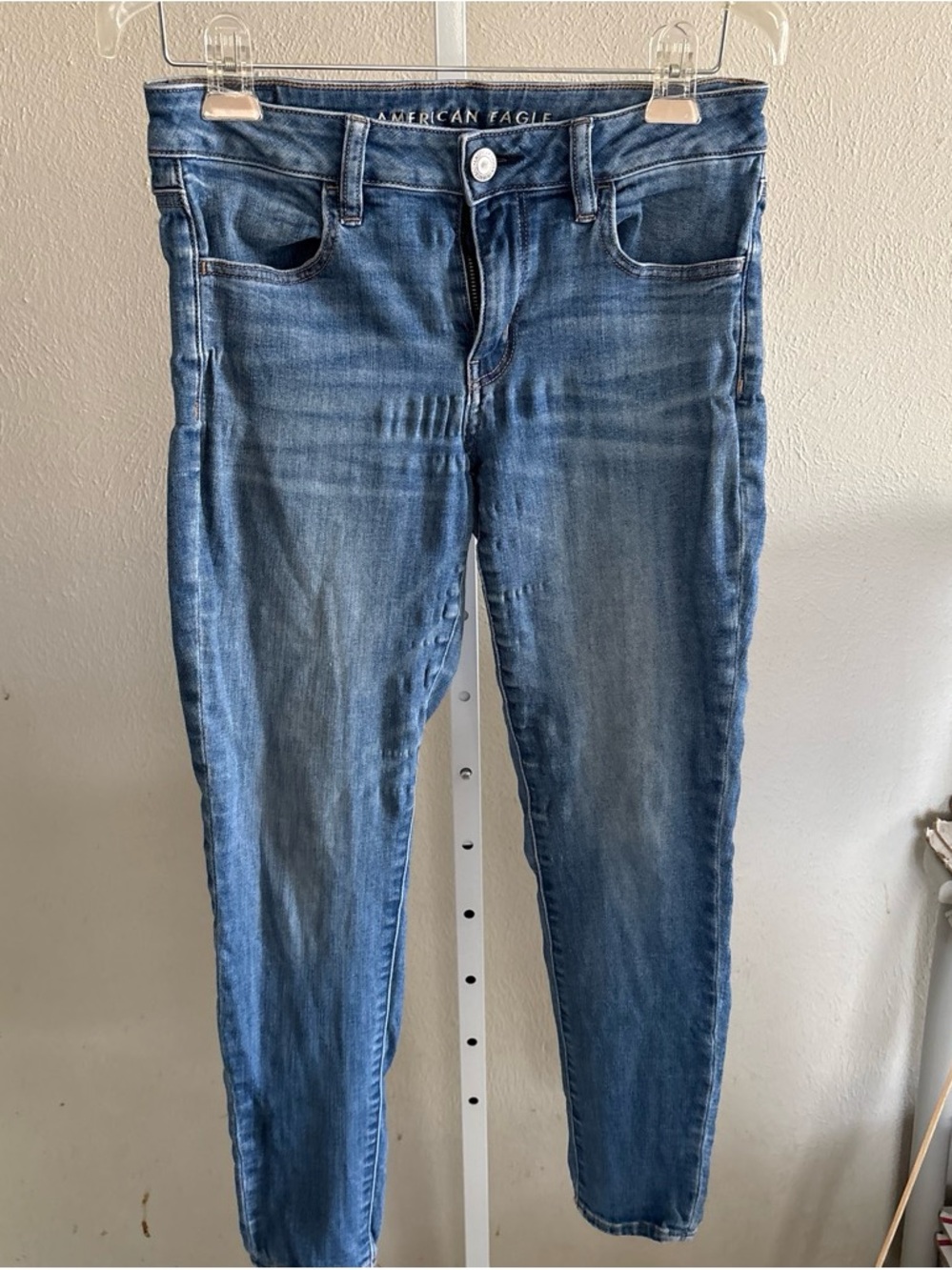 American Eagle Outfitters Light Blue Skinny Stretch Jeans Size 6